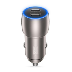 Зарядний пристрій XO CC51 2 Type-C PD (40W) Black (XO-CC51-BK)