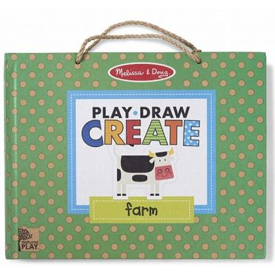Розвиваюча іграшка Melissa&amp;Doug Магнітний набір-планшет Ферма (MD31325)
