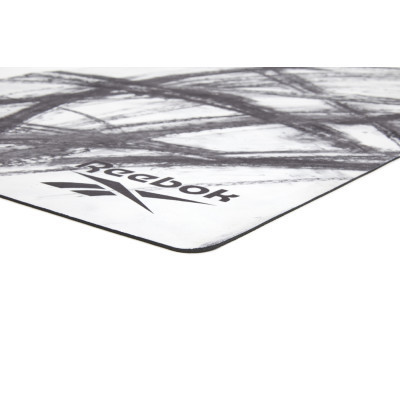 Килимок для йоги Reebok Natural Rubber Yoga Mat білий, сірий, мармур RAYG-11080OM (885652020923)