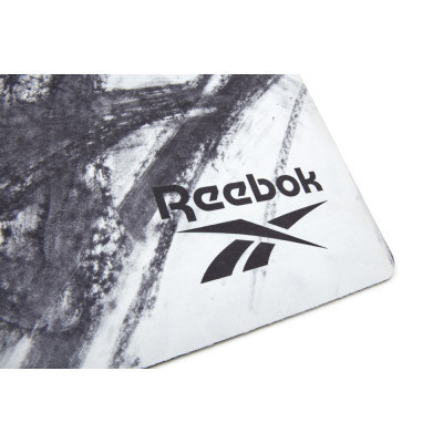 Килимок для йоги Reebok Natural Rubber Yoga Mat білий, сірий, мармур RAYG-11080OM (885652020923)