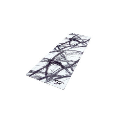 Килимок для йоги Reebok Natural Rubber Yoga Mat білий, сірий, мармур RAYG-11080OM (885652020923)
