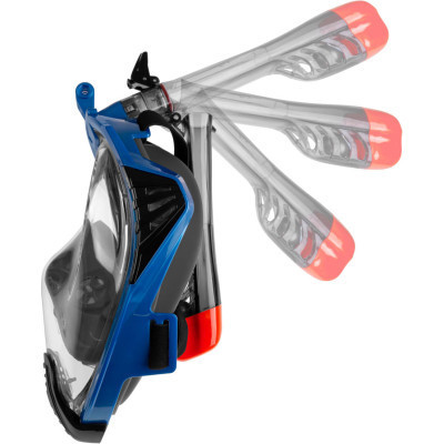 Маска для плавання Aqua Speed Drift 9930 чорний, синій 249-10 S/M (5908217699305)