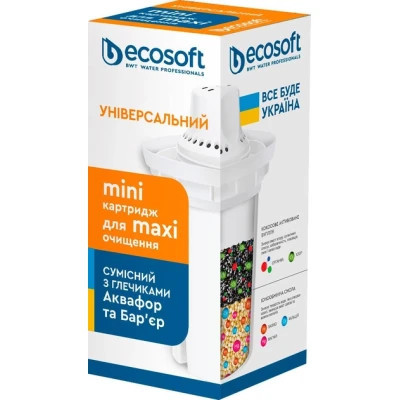 Картридж для фільтра глечика Ecosoft Картридж для глечиків універсальний (4820056801439)
