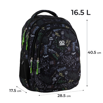 Рюкзак шкільний GoPack Teens 162M-6 (GO25-162M-6)