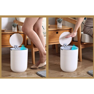 Контейнер для сміття JAH Waterproof Сенсорний Сірий 8 л (20256)