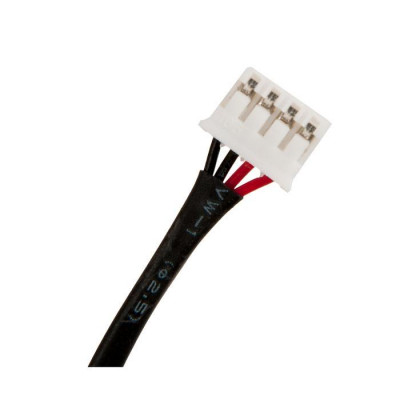 Роз&#039;єм живлення ноутбука з кабелем для Acer PJ457 (5.5mm x 1.7mm), 4-pin, 19 см Универсальный (A49064)
