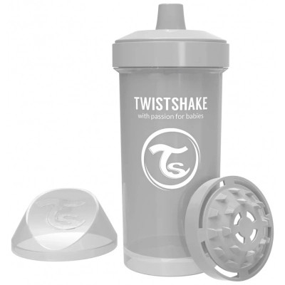 Поїльник-непроливайка Twistshake 360 мл 78284 сіра (69898)
