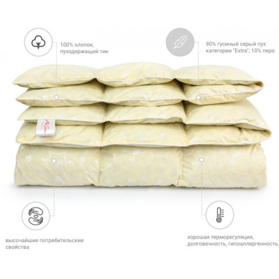 Ковдра MirSon пухова Extra 039 стандарт 155x215 см (2200000003423)