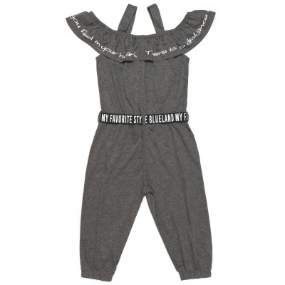 Комбінезон дитячий Blueland з оборкою (2476-116G-gray)