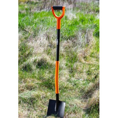 Лопата Neo Tools штикова пряма, руків&#039;я металеве D-подібне, 125см, 2.12кг (95-007)