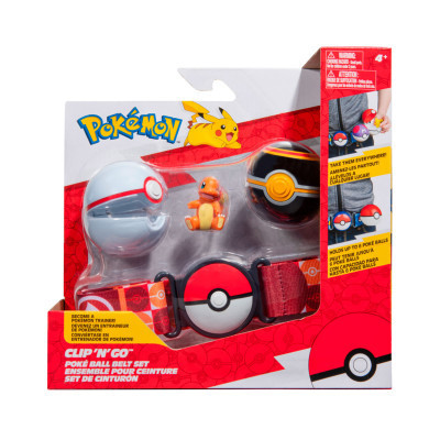 Ігровий набір Pokemon W14 - Пояс з покеболами Чармандер (PKW3163)
