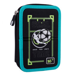 Пенал Yes Football Game HP-01 твердий подвійний (533641)