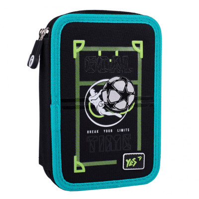 Пенал Yes Football Game HP-01 твердий подвійний (533641)
