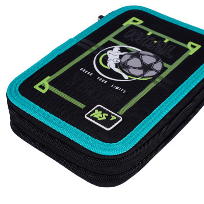 Пенал Yes Football Game HP-01 твердий подвійний (533641)