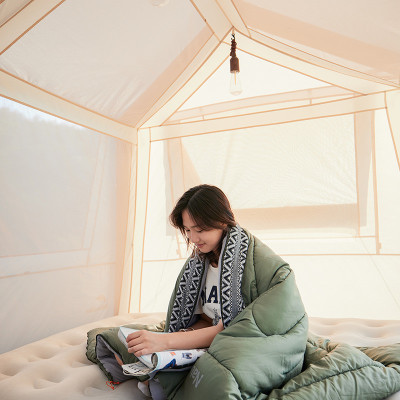 Спальний мішок Naturehike L150 NH20MSD05 (13°C) лівий, темно-зелений (6976023921209-L)