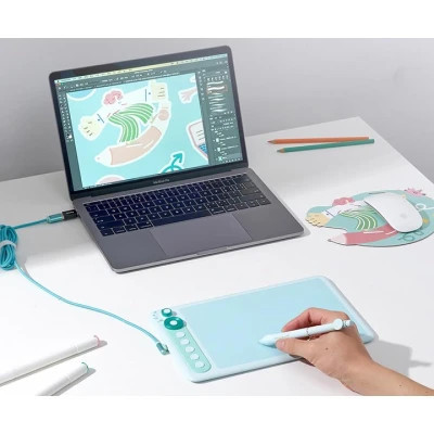 Графічний планшет Parblo Intangbo X7 Green (INTANGBOX7G)