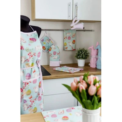 Серветка на стіл Прованс Писанка блакитна 35х45 см (4823093443921)