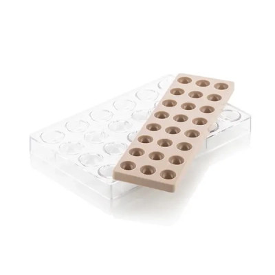 Форма для шоколаду Silikomart Chocado для праліне Semisfera d31 h16мм (CH013)