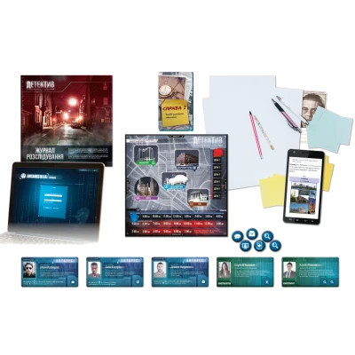 Настільна гра Geekach Games Детектив. Сучасне розслідування (Detective: A Modern Crime Board Game) (GKCH174dt)