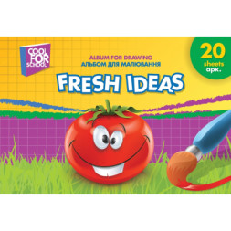 Альбом для малювання Cool For School на пружині, 20 аркушів Fresh Ideas (CF60903-01)