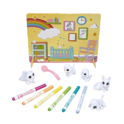 Набір для творчості Crayola Washimals Домашні тваринки, , з фломастерами 5 шт (74-7516)