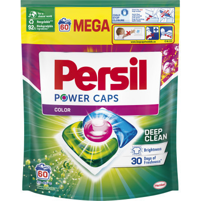 Капсули для прання Persil Power Caps Color Deep Clean 60 шт. (9000101804294)