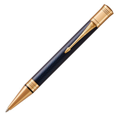 Ручка кулькова Parker DUOFOLD Prestige Blue Chevron GT BP (96 032)