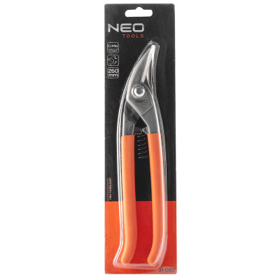 Ножиці по металу Neo Tools 260 мм, ліві, CrMo (31-082)