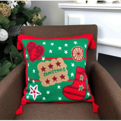 Наволочка Прованс Печиво Зелена 45х45 см (4823093433632)