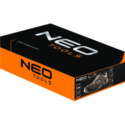 Напівчеревики робочі Neo Tools антипрокол, підносок до 200 Дж, S1P SRC, CE, p. 42 (82-033)