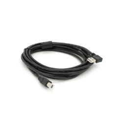 Кабель для принтера USB 2.0 AM/BM 3.0m 90° corner black Ritar (YT-AM/BM90°-3.0B)