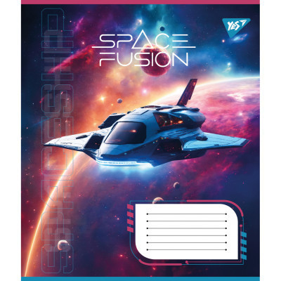 Зошит Yes Space fusion 24 аркушів клітинка (767022)