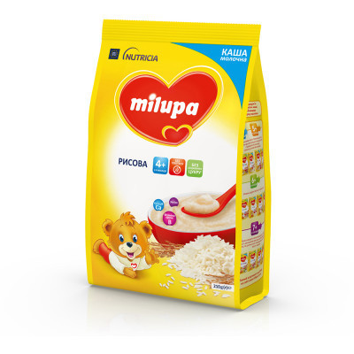Дитяча каша Milupa Рисова молочна 210г (5900852931178)