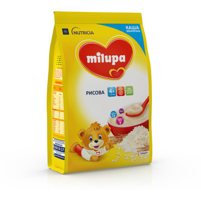 Дитяча каша Milupa Рисова молочна 210г (5900852931178)