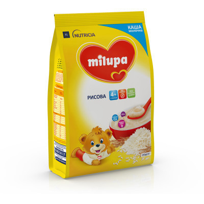 Дитяча каша Milupa Рисова молочна 210г (5900852931178)