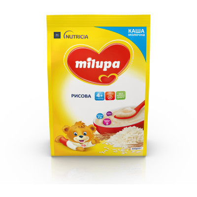 Дитяча каша Milupa Рисова молочна 210г (5900852931178)