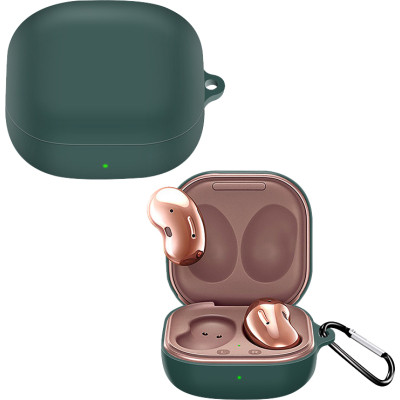 Чохол для навушників BeCover Silicon для Samsung Galaxy Buds 2 / Buds Live / Buds Pro Dark Green (705408)