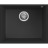 Мийка кухонна Elleci Q 105 under top black K86