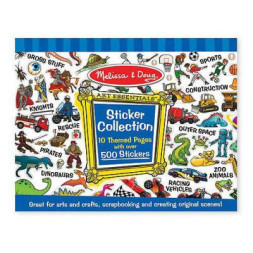 Набір для творчості Melissa&amp;Doug Голубые стикеры , 500 шт. (MD4246)