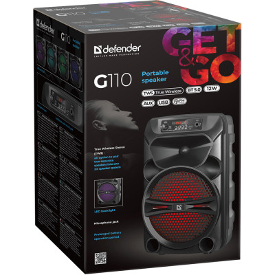 Акустична система Defender G110 12W Black (65110)