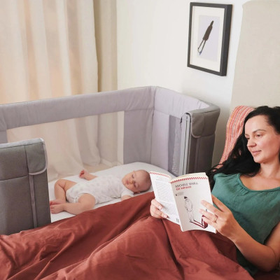 Ліжечко Chicco Next2Me Forever 3 в 1 бежевий (79650.10)