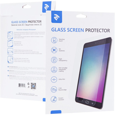 Скло захисне 2E Samsung Galaxy Tab A9 (Х110) 8.7&quot; (2023), 2.5D (2E-G-TABA9-LT2.5D-CL)