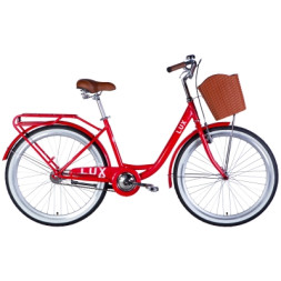 Велосипед Dorozhnik 26&quot; LUX Velosteel рама-17&quot; червоний 2025 (OPS-D-26-329)