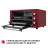 Електропіч Perfelli TRIMO 48 RED