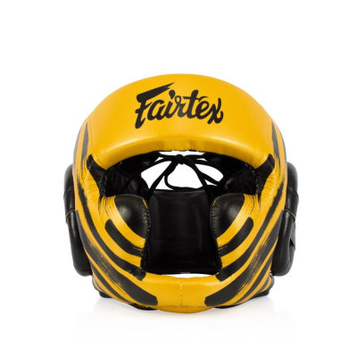 Боксерський шолом Fairtex HG16 Gold XL (HG16_XL_Gold)