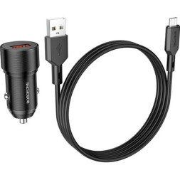 Зарядний пристрій BOROFONE BZ19A charger set (Micro) USB-A Black (BZ19AMB)
