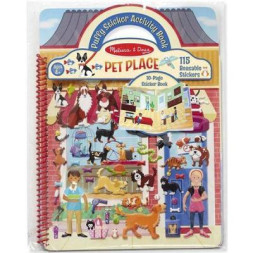 Набір для творчості Melissa&amp;Doug Багаторазові наклейки Дім для тварин (MD19429)