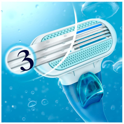 Бритва Gillette Venus Smooth станок + змінні картриджі 3 шт. (7702018469826)