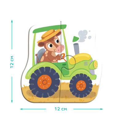 Пазл DoDo 4 в 1 Baby puzzle. Транспорт (300685)