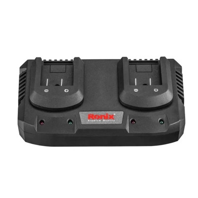 Зарядний пристрій для акумуляторів інструменту Ronix 20В, 2.2А x 2 (8994)
